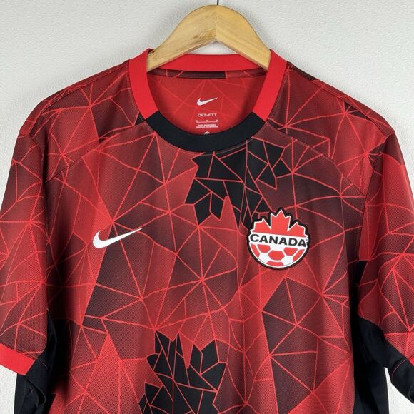 Nike Canada National Team Dri-Fit Home Replica Soccer Jersey Men's Large P35190 - Picture 2 of 9